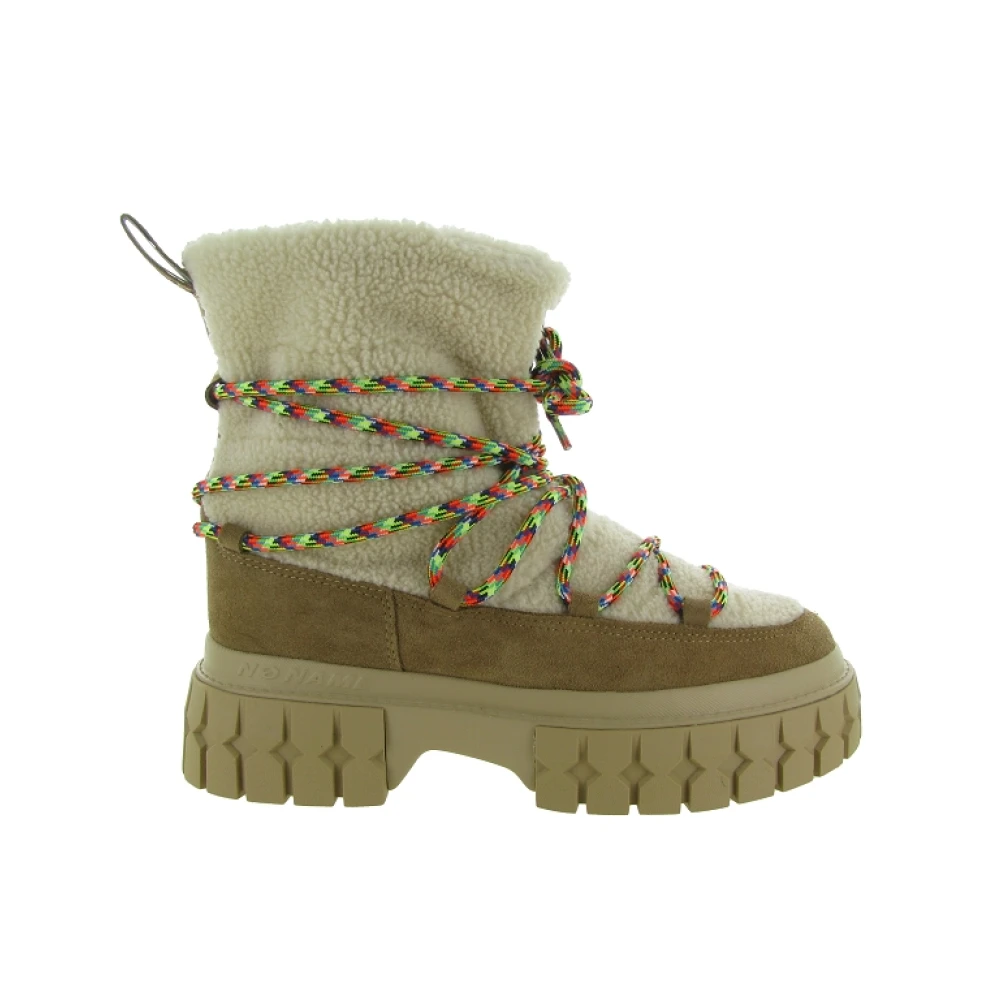 No Name Snowboots Mia Jogger voor wintersport Brown Heren
