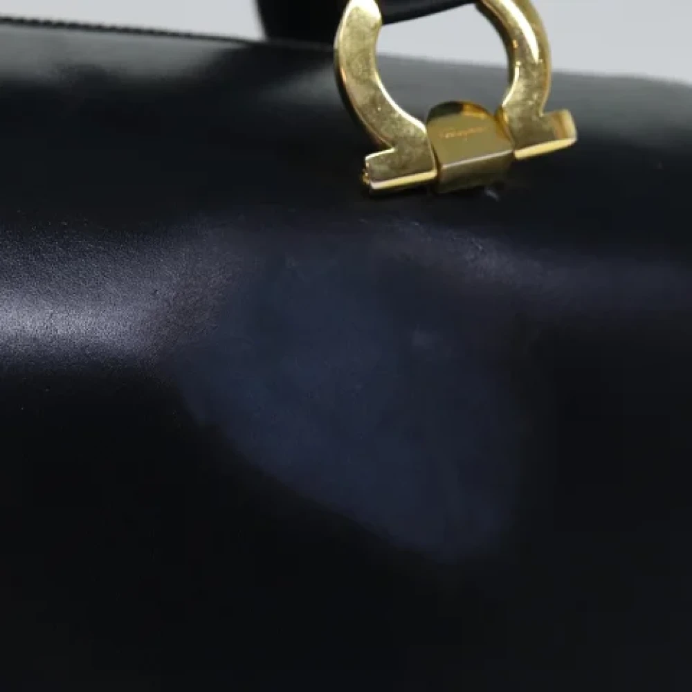 Salvatore Ferragamo Pre-owned Leather handbags Blue Dames