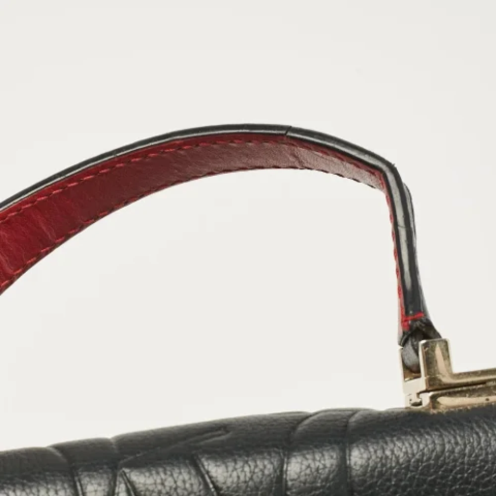Carolina Herrera Pre-owned Leather handbags Black Dames