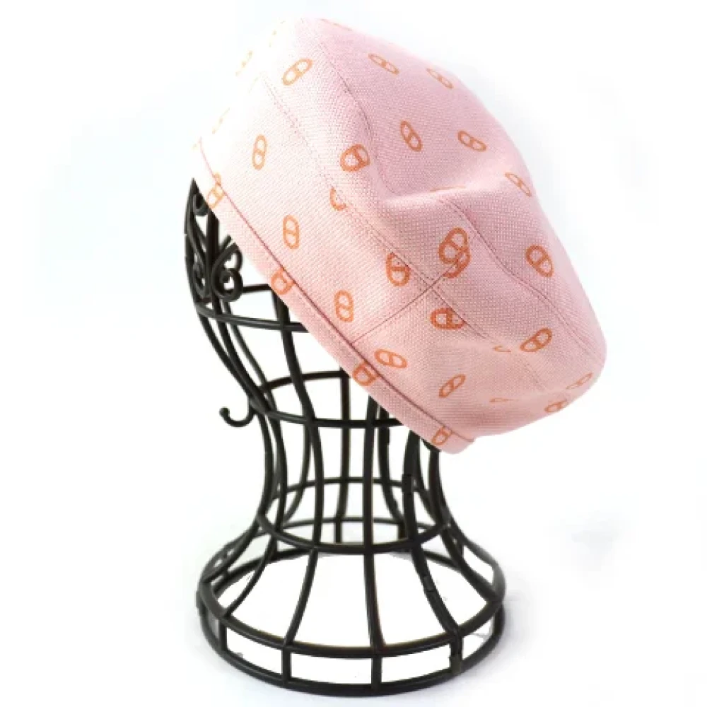 Hermès Vintage Pre-owned Cotton hats Pink Dames
