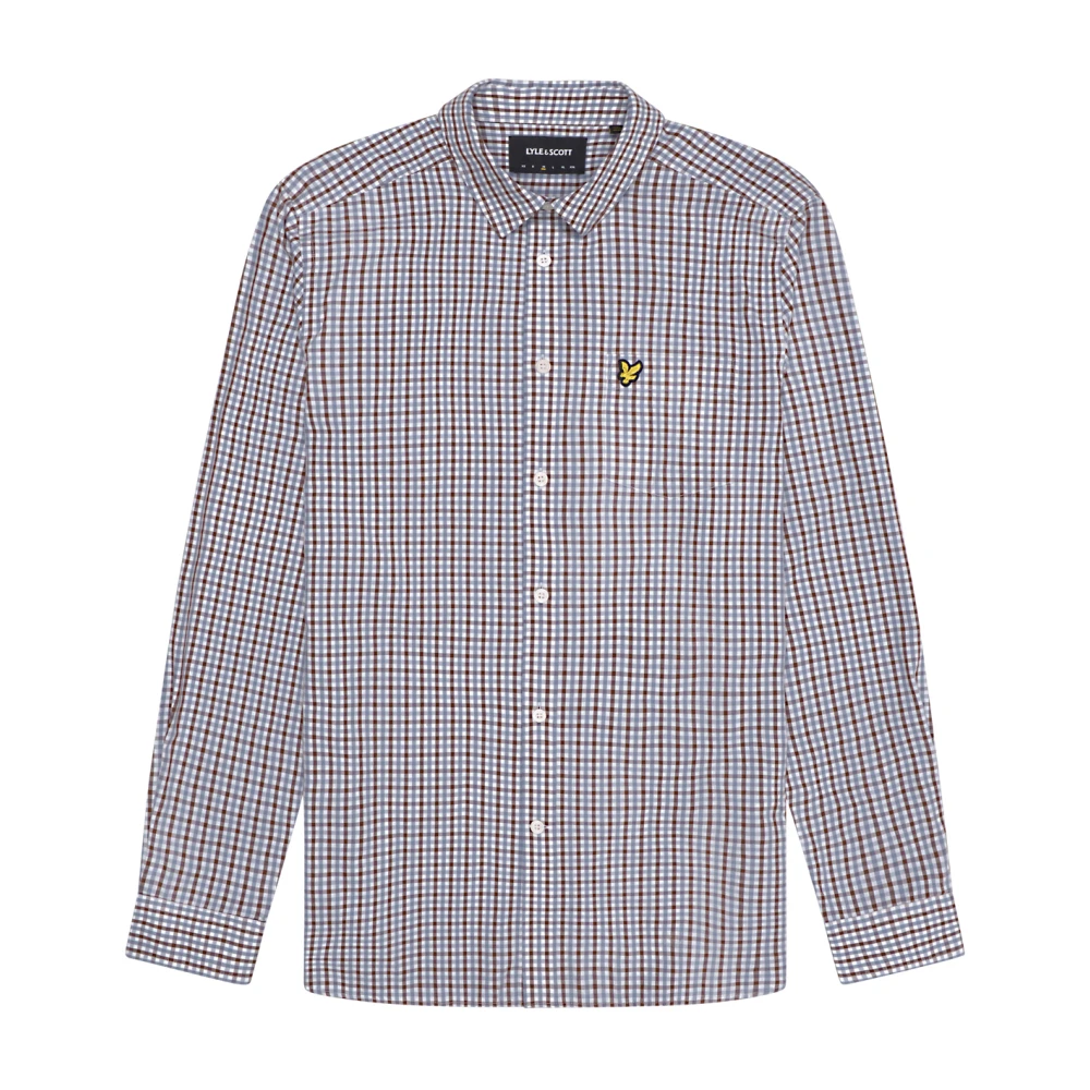 Lyle & Scott Gingham Rutig Skjorta Multicolor, Herr