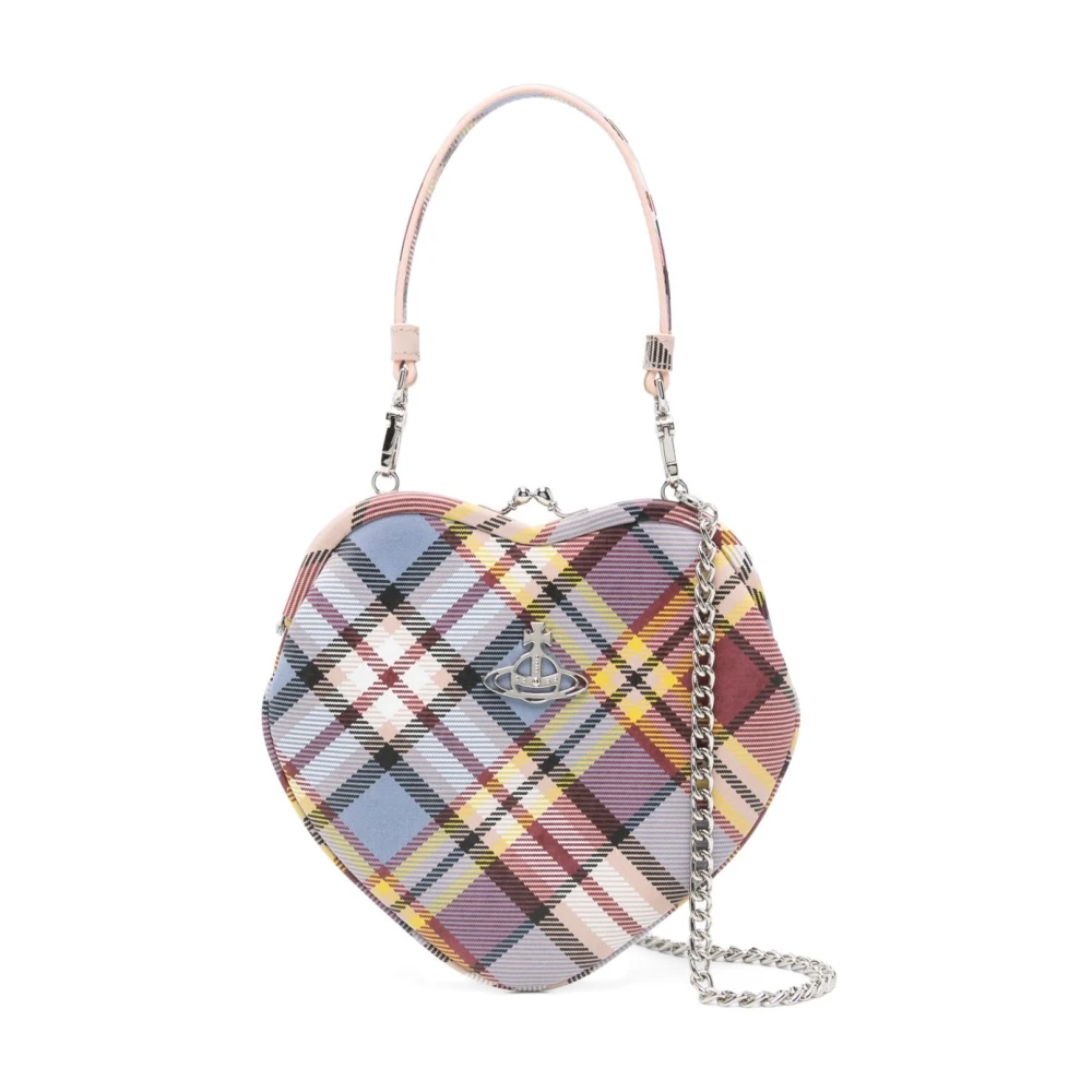 Vivienne Westwood Stijlvol Beige Kiss-Lock Schoudertas Multicolor Dames