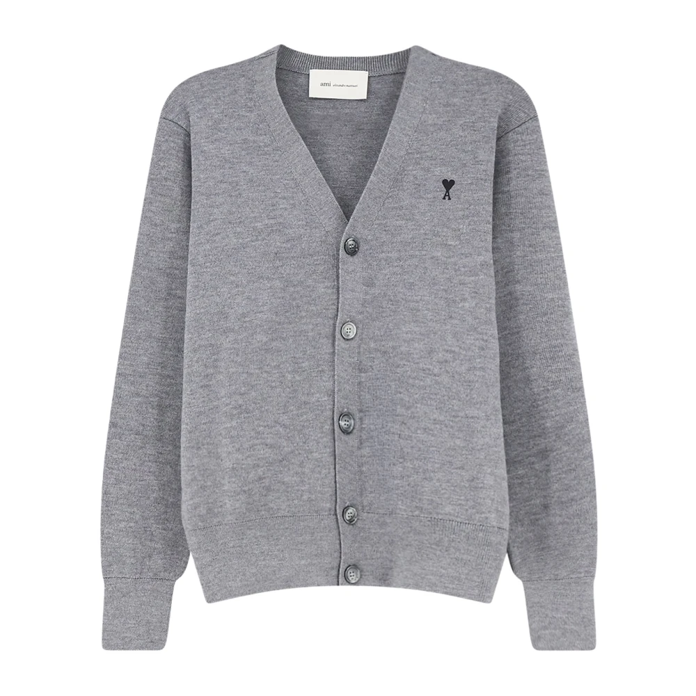 Ami Paris Uomo Grigio Maglie, L, New,