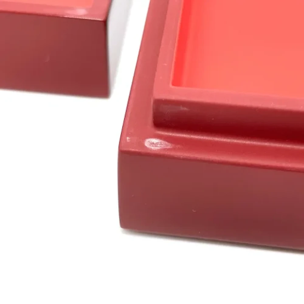 Hermès Vintage Pre-owned Fabric home-office Red Dames