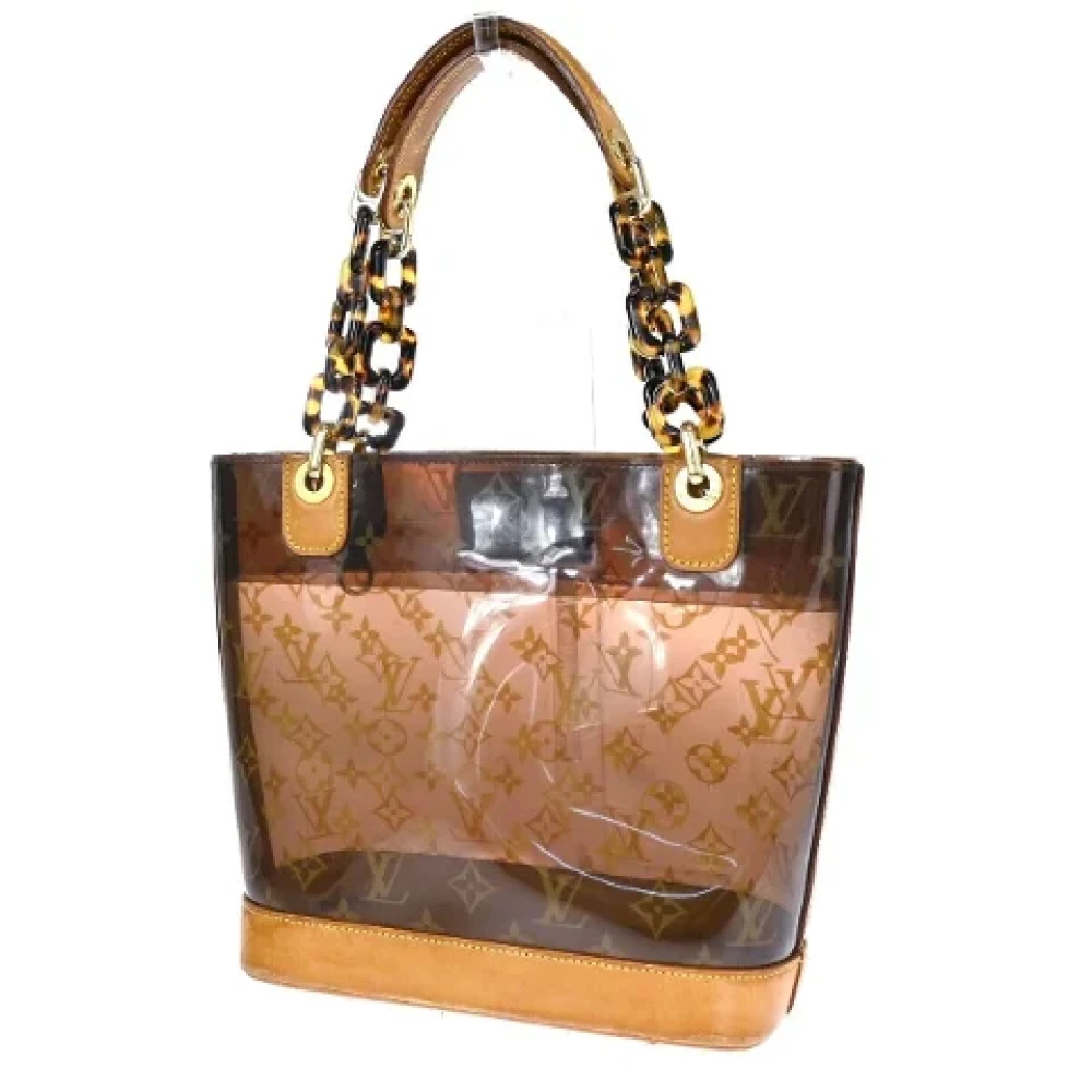 Louis Vuitton Vintage Pre-owned Plastic louis-vuitton-bags Brown Dames