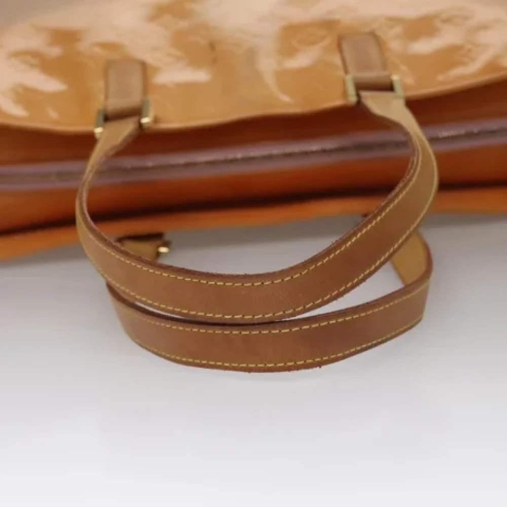 Louis Vuitton Vintage Pre-owned Leather totes Beige Dames