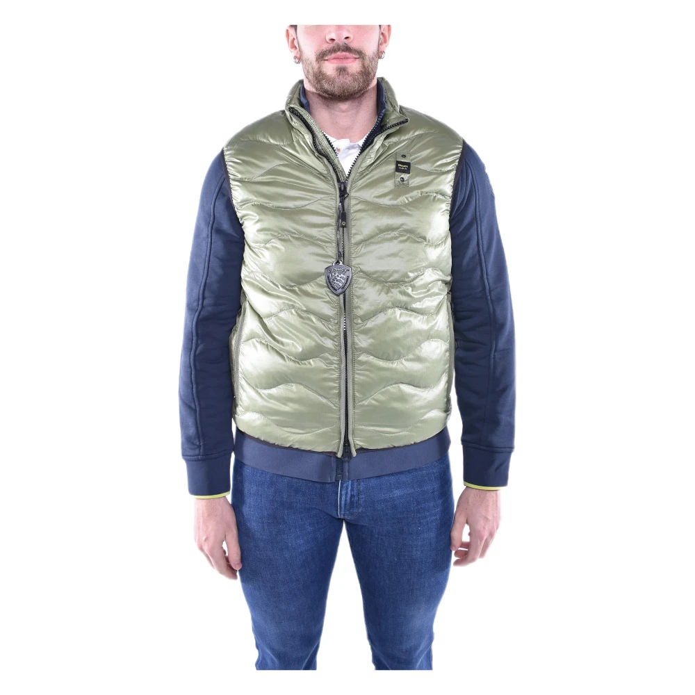 Blauer - Jackets > Vests - Green - Blauer - Modalova