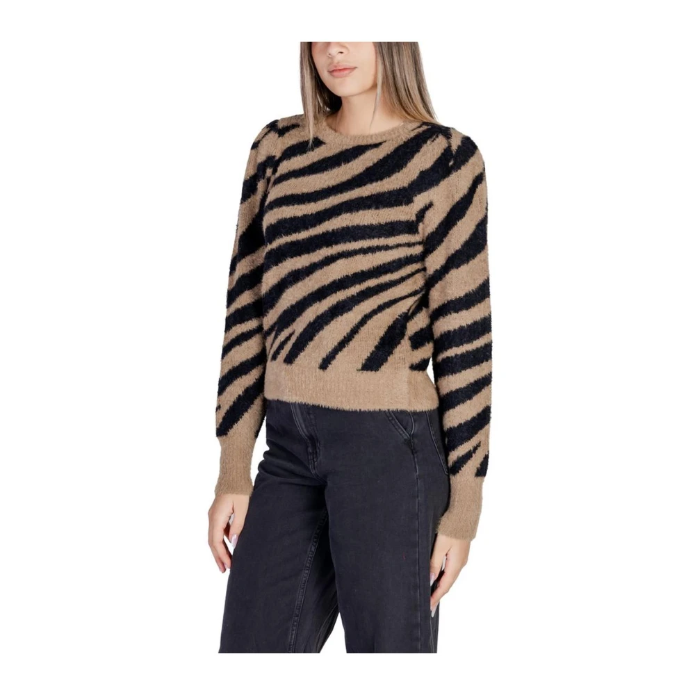 Only Gebreide trui voor vrouwen Brown Dames