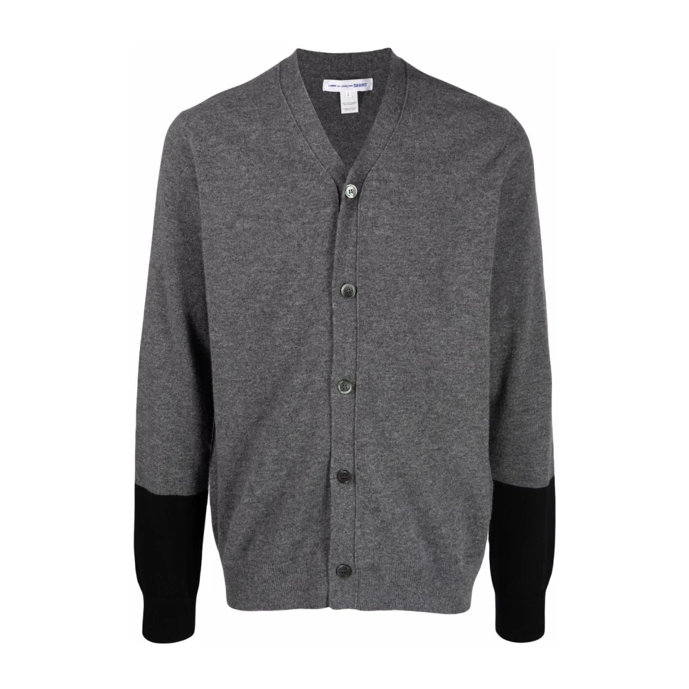 Comme des Garçons Wollen Vest in Stijlvol Ontwerp Gray Heren