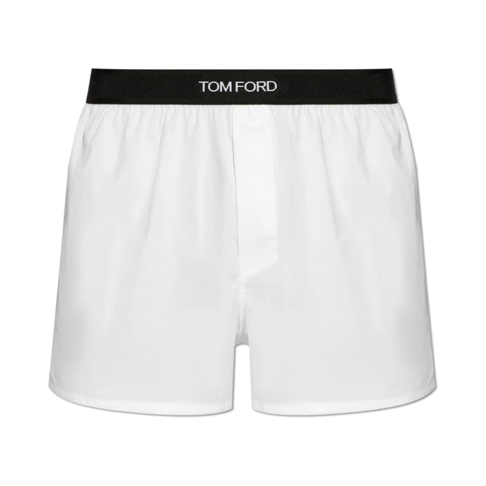 Tom Ford Boxershorts med logotyp White, Herr