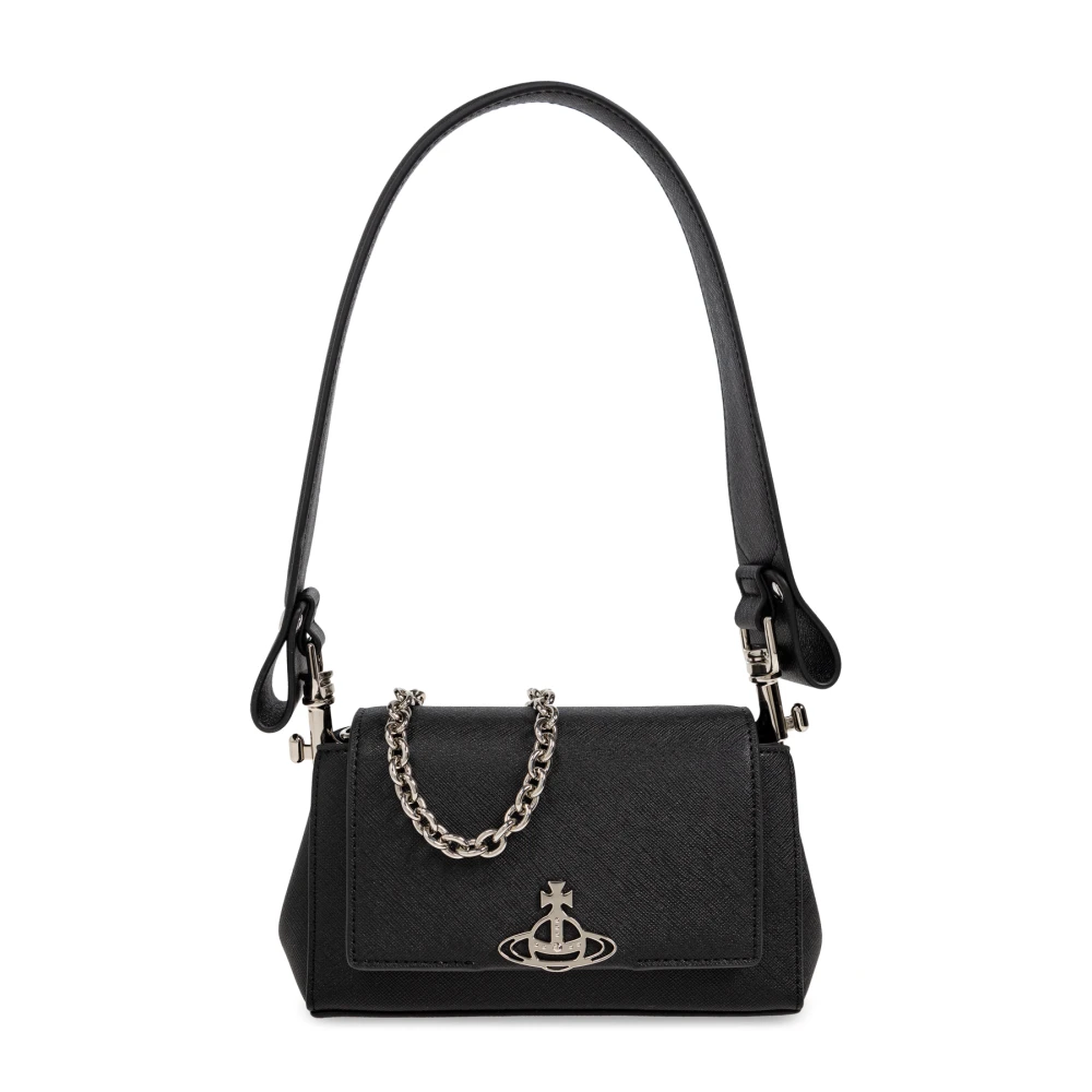 Vivienne Westwood Schoudertas met logo Black Dames