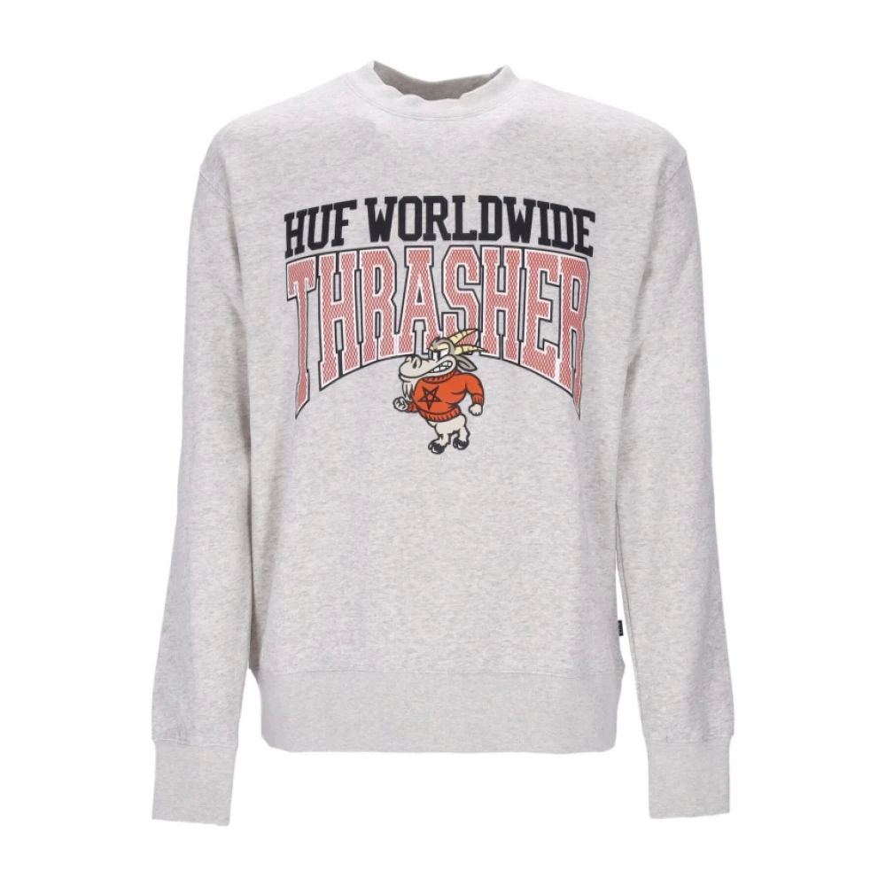 Huf Men's Gray Sweatshirts - Sweatshirts - Xl - Sweatshirts & Hoodies
