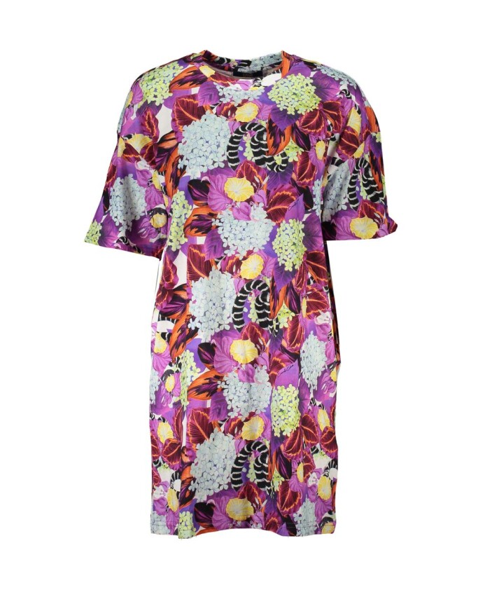 robe-courte-a-motif-avec-logo