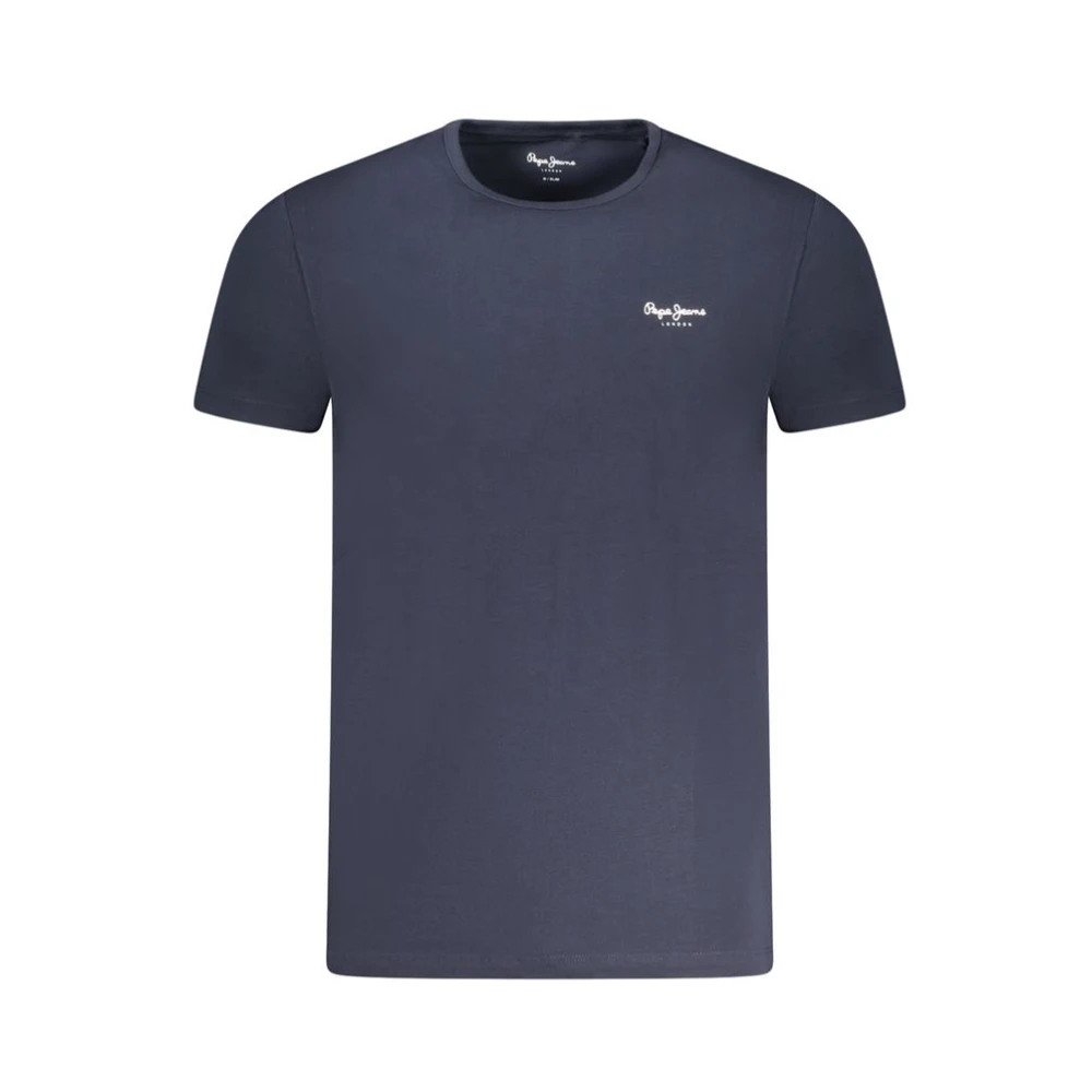 Pepe Jeans Katoenen Crew Neck T-Shirt Blue Heren