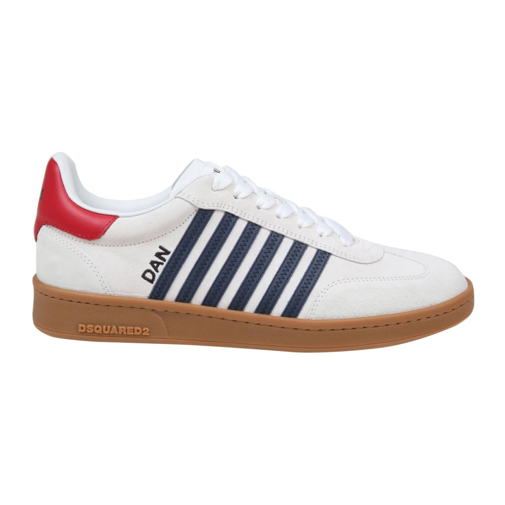Dsquared2 Suede Leren Boxer Sneakers Heren Schoenen Veelkleurig Multicolor