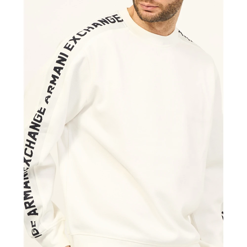 Armani Exchange Sweatshirts White Heren