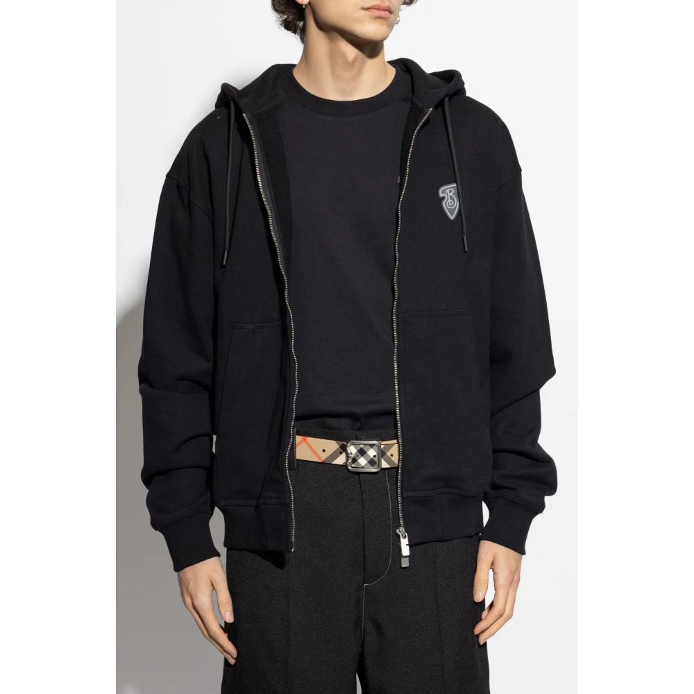 Burberry Hoodie Black Heren