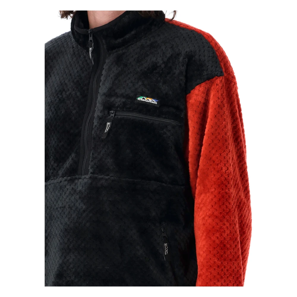 Manastash Poppy Thermal Fleece Panel Gebreide kleding Multicolor Heren