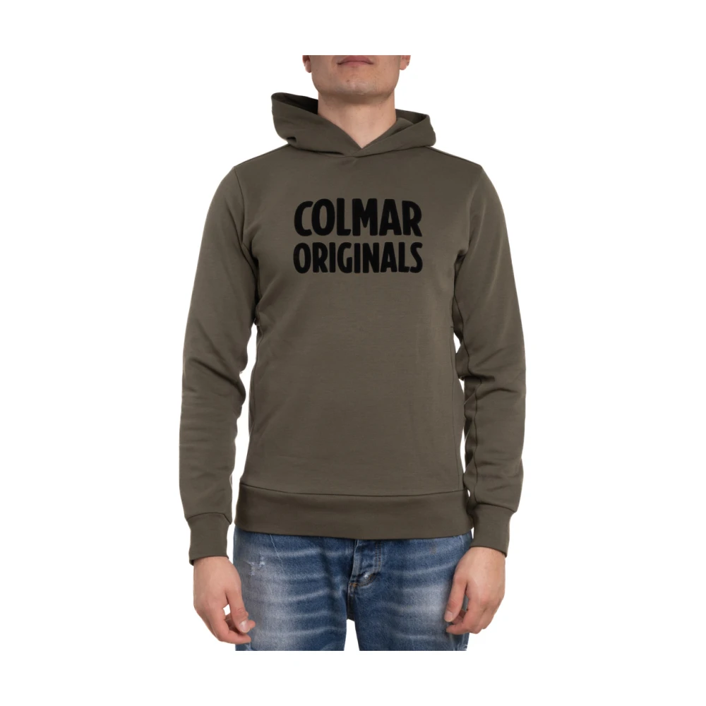 Colmar Heren hoodie met technische uitstraling Green Heren