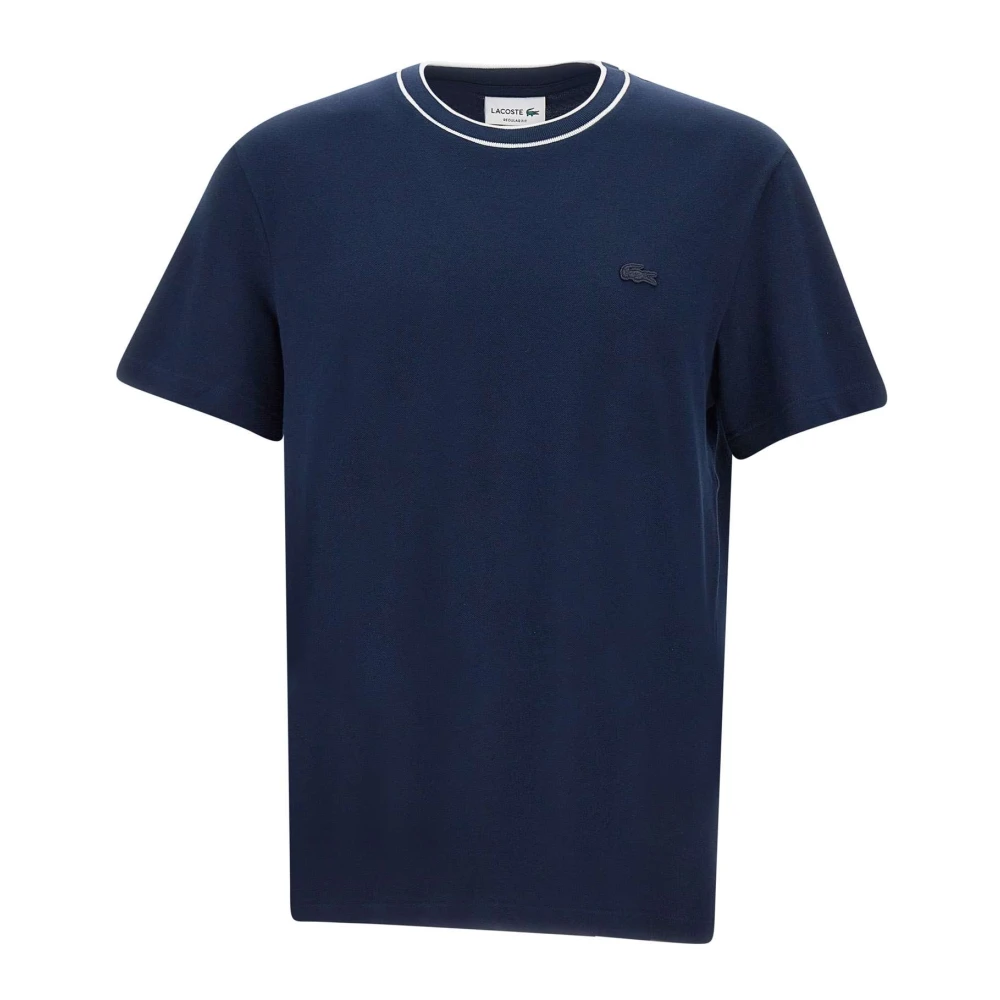 Lacoste Men's Blue T-Shirts, S, T-Shirts And Polos