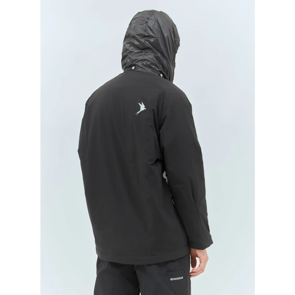 66 North Lichtgewicht Anorak met Opvouwbare Capuchon Black Heren