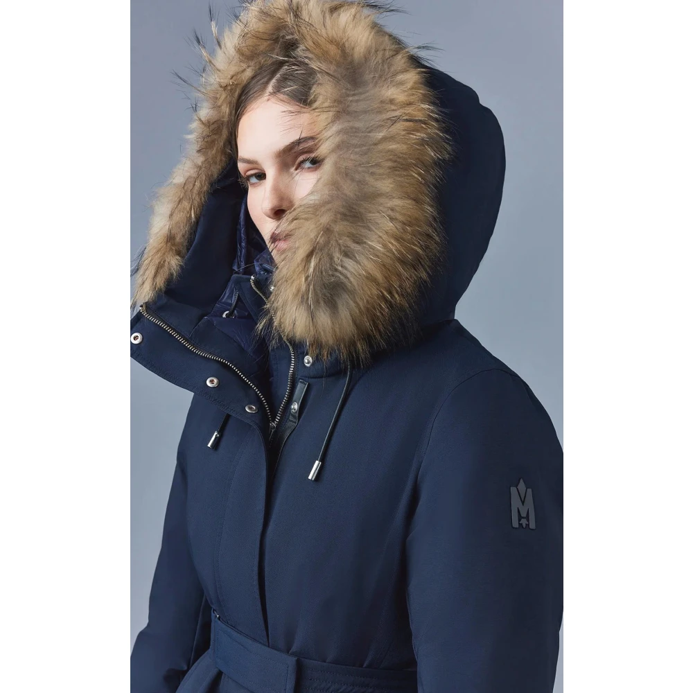 Mackage Parka Jeni-FZ Marine Blue Dames
