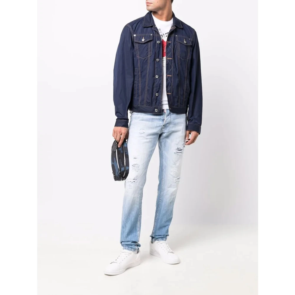 Dsquared2 Casual 5-Pocket broek in marineblauw Blue Heren