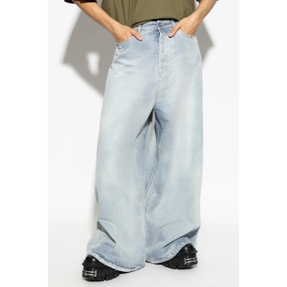 Vetements Jeans met logo Blue Heren