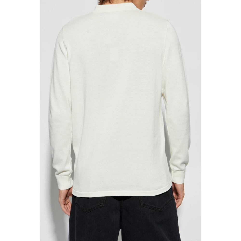 adidas Originals Lange mouw polo White Heren