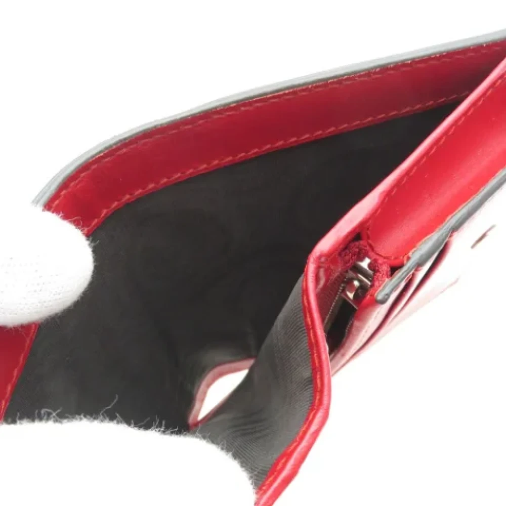 Gucci Vintage Pre-owned Leather wallets Red Dames