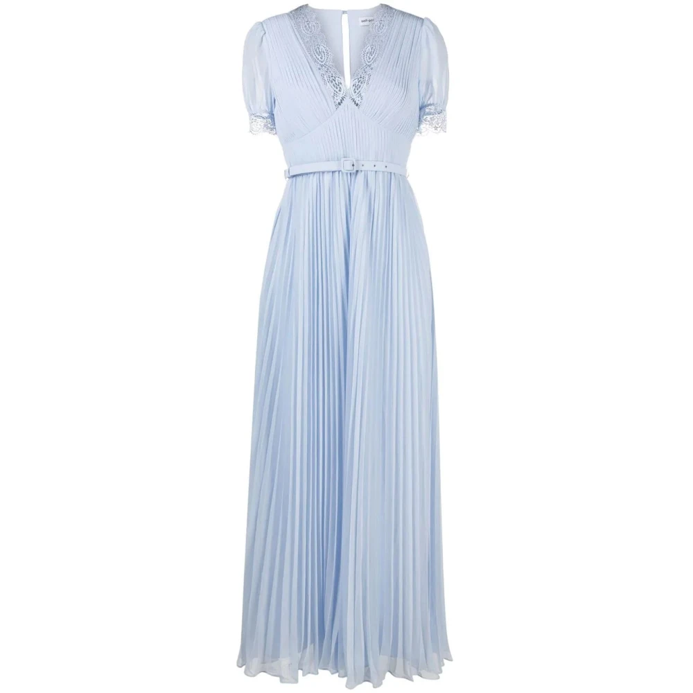 Self Portrait Maxi Dresses Blue Dames