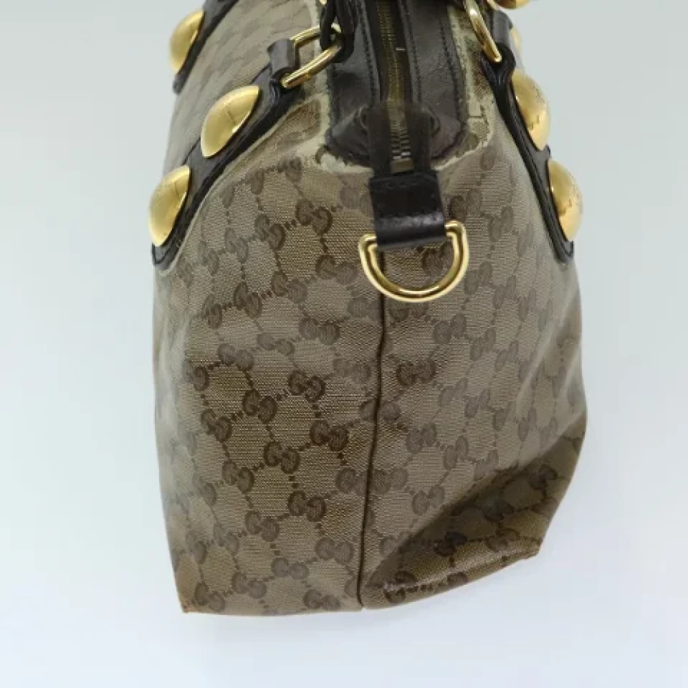 Gucci Vintage Pre-owned Coated canvas totes Beige Dames