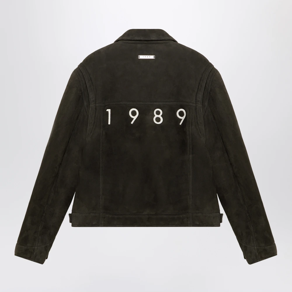 1989 Studio Schapenvacht Leren Jas Black Heren