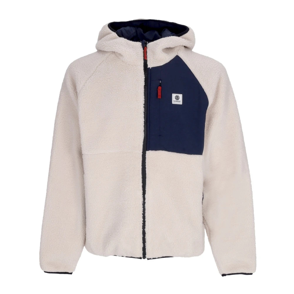 Element Omkeerbare Beer Zip Hoodie Natuurlijk Beige Heren