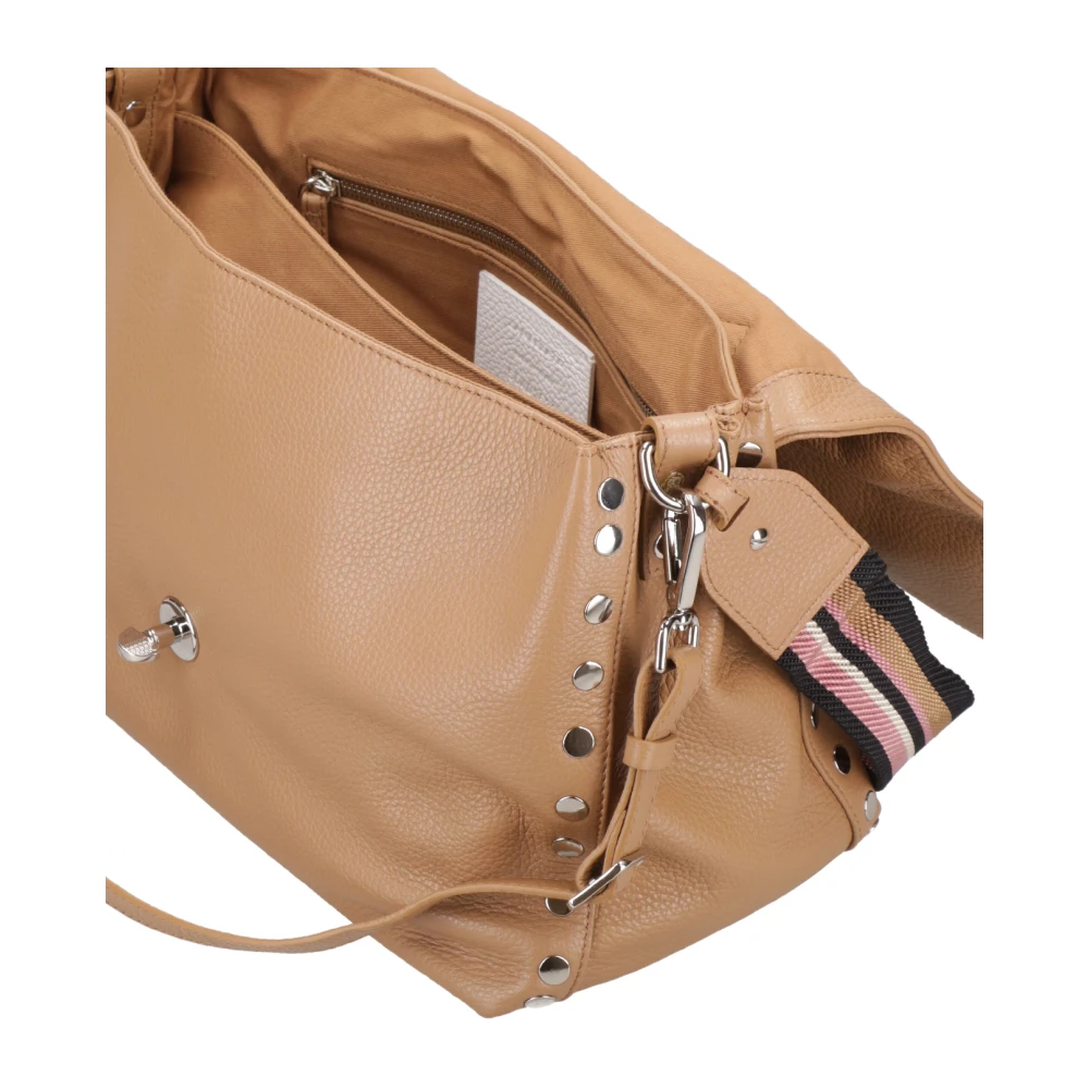 Zanellato Dagelijkse Postina Tas in Cappuccino Brown Dames