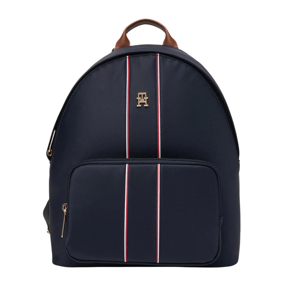 Tommy Hilfiger Women's Blue Popette Dome Backpack - Backpacks - One Size - Bags