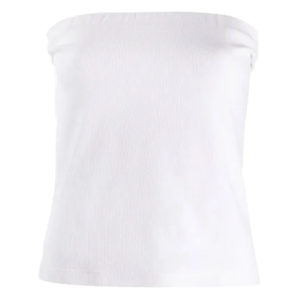 Maison Margiela Pre-owned Cotton tops White Dames