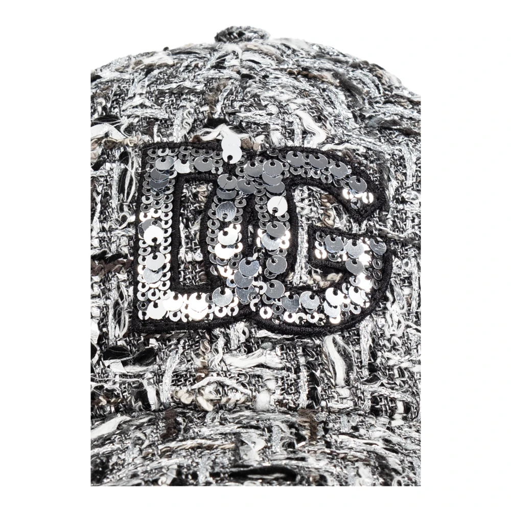 Dolce & Gabbana Tweed pet met lurex draad Gray Dames