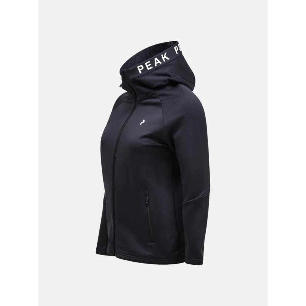 Peak Performance Rider Zip Hood Jas Black Dames