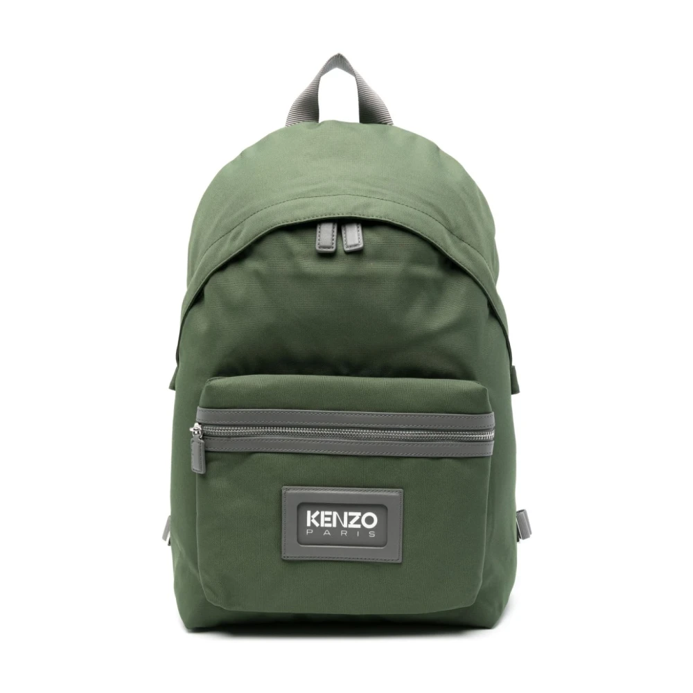 Kenzo Canvas rugzak met ritssluiting Green Heren