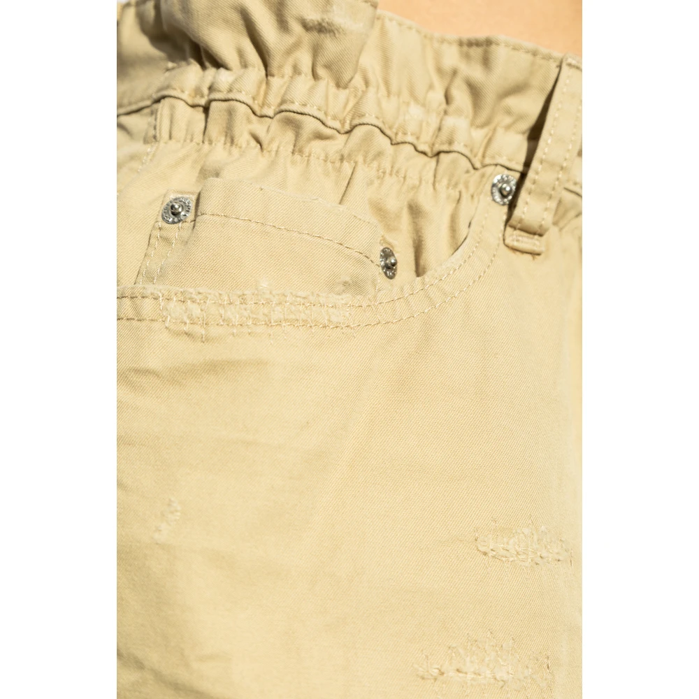 Dsquared2 Logo shorts Beige Heren
