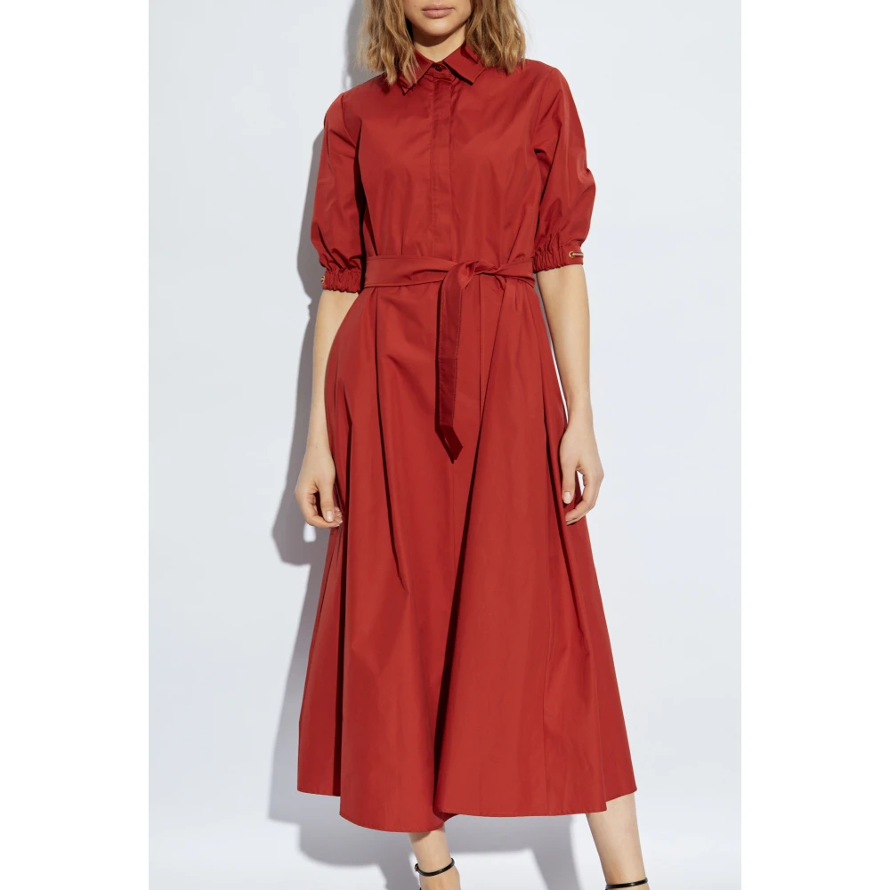 Max Mara Jurk Hoyo Red Dames