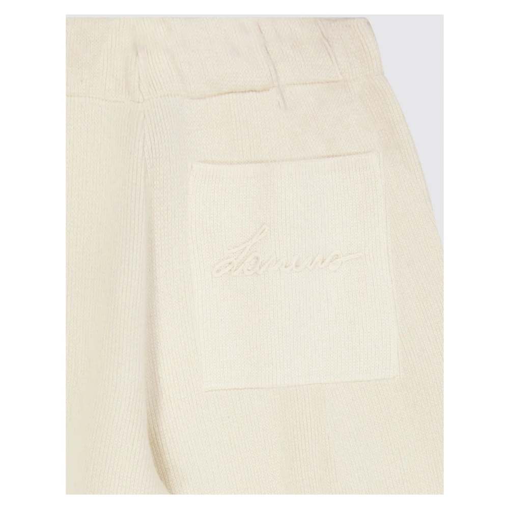 Laneus Merino Cashmere Bermuda Shorts Beige Dames