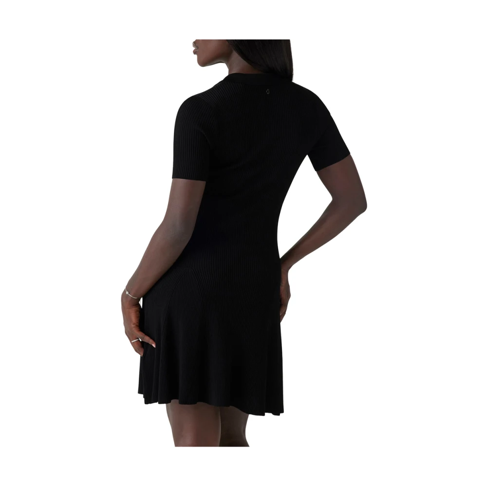 Guess Zwarte Elegante Jurk met Hartdetail Black Dames