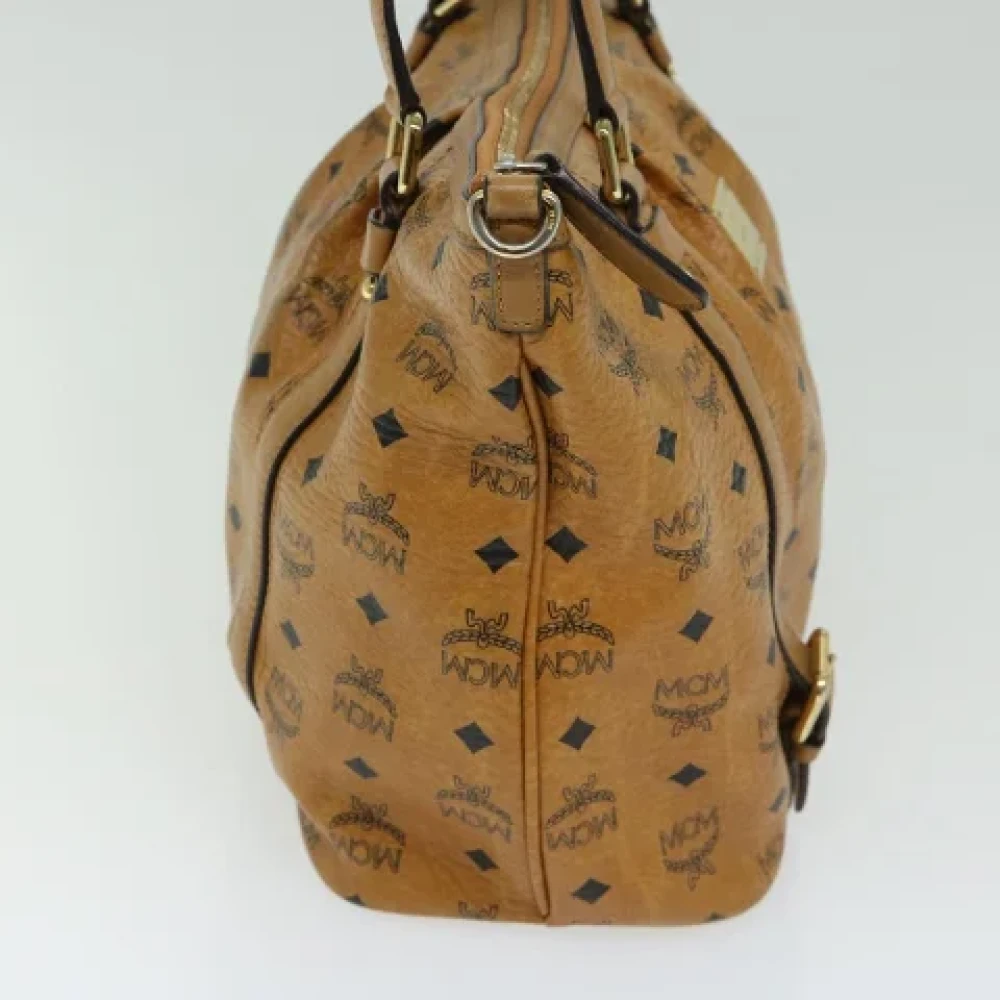 MCM Pre-owned Canvas totes Brown Dames