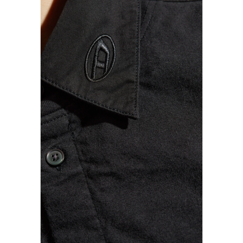 Diesel Overhemd S-Gaston-O Black Heren