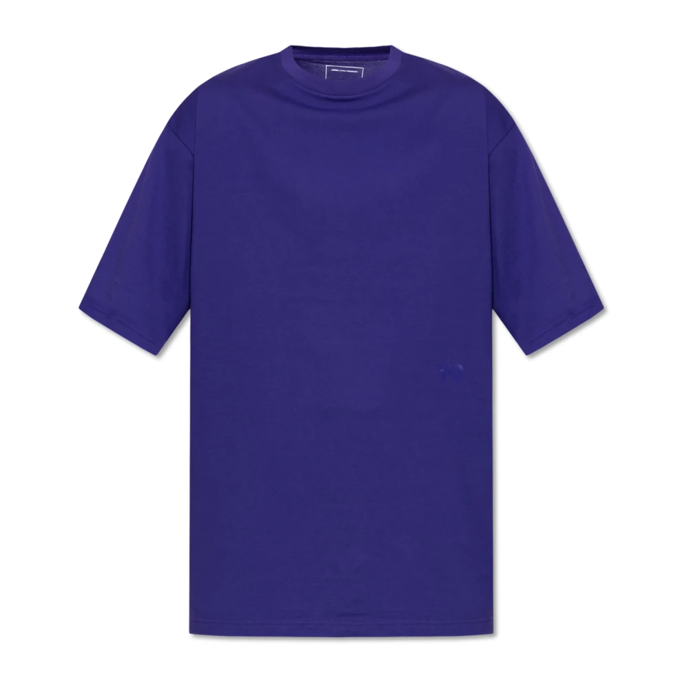 Y-3 T-shirt met logo Purple Unisex
