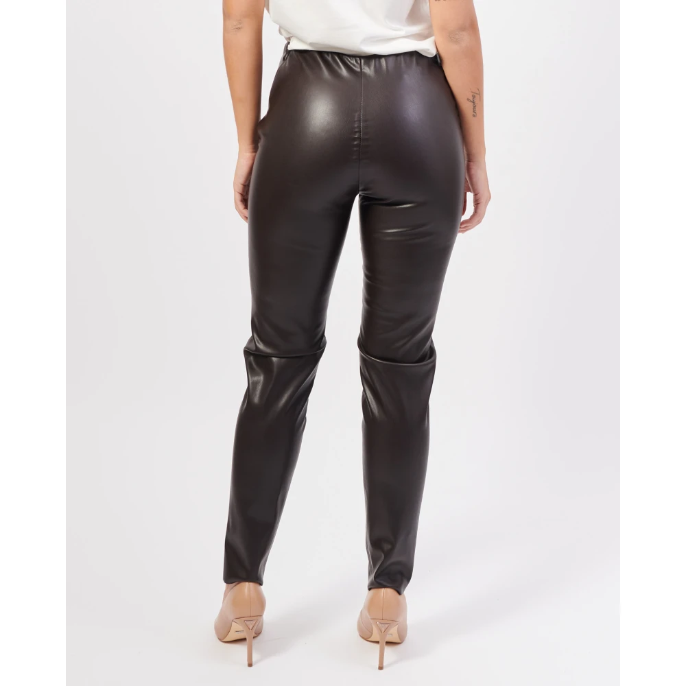 Jijil Bruine Rechte Pijp Broek Brown Dames
