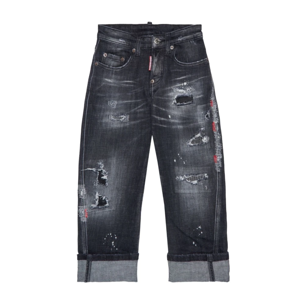 Dsquared2 Girls Black Jeans, 16 Y, Jeans