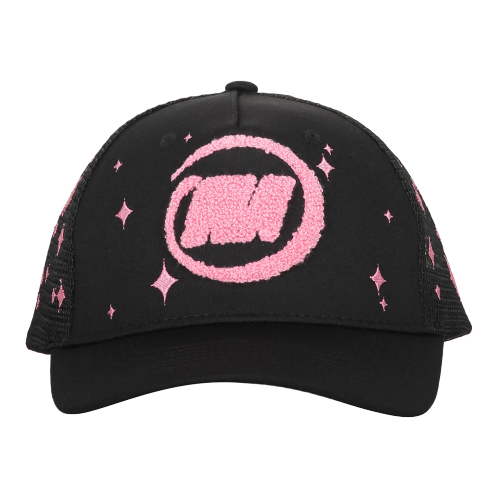 Market Geborduurde Baseballpet met Netrug Black Heren